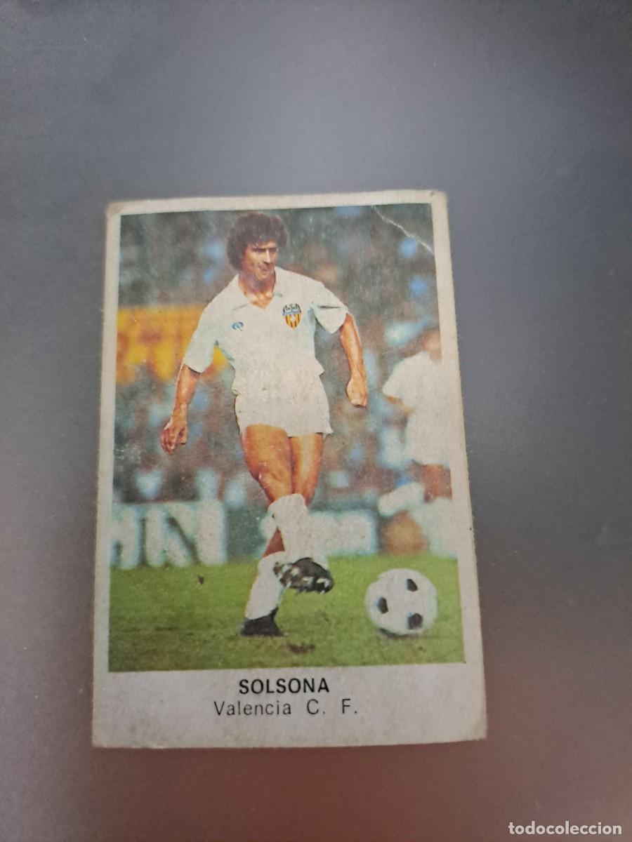 Cromos de F&uacute;tbol: CROMO SOLSONA VALENCIA FUTBOL 84 CROPAN LIGA 83 84 1983 1984 CROMOS CANO RECUPERADO