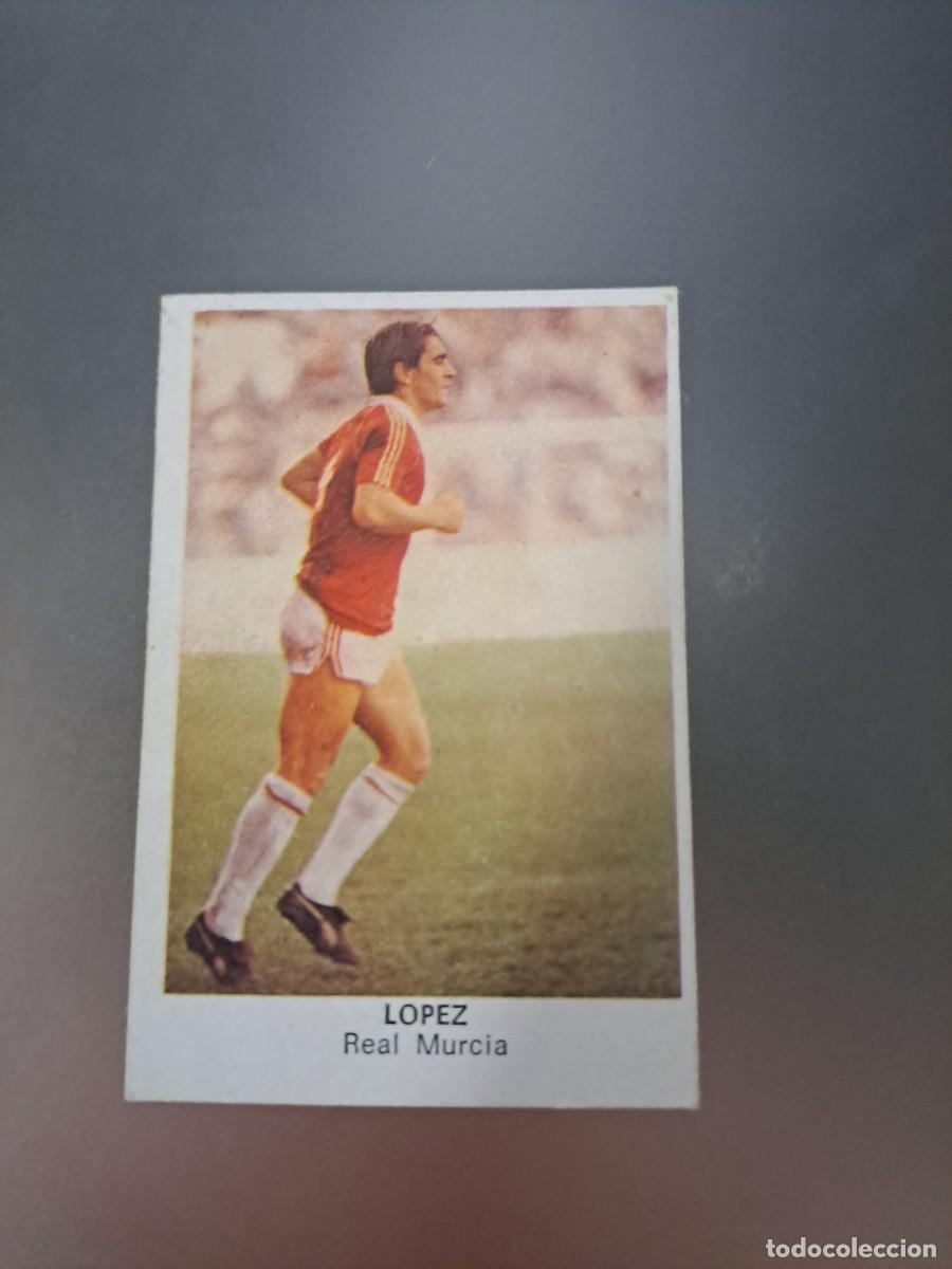 Cromos de F&uacute;tbol: CROMO LOPEZ MURCIA FUTBOL 84 CROPAN LIGA 83 84 1983 1984 CROMOS CANO RECUPERADO