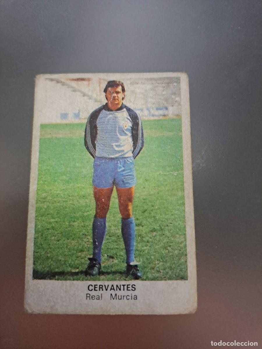 Fu&szlig;ball-Sticker: CROMO CERVANTES MURCIA TRAS AMARILLO FUTBOL 84 CROPAN LIGA 83 84 1983 1984 CROMOS CANO RECUPERADO