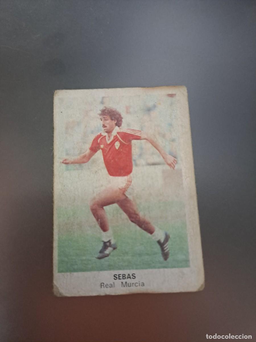 Cromos de F&uacute;tbol: CROMO SEBAS MURCIA TRAS AMARILLO FUTBOL 84 CROPAN LIGA 83 84 1983 1984 CROMOS CANO RECUPERADO