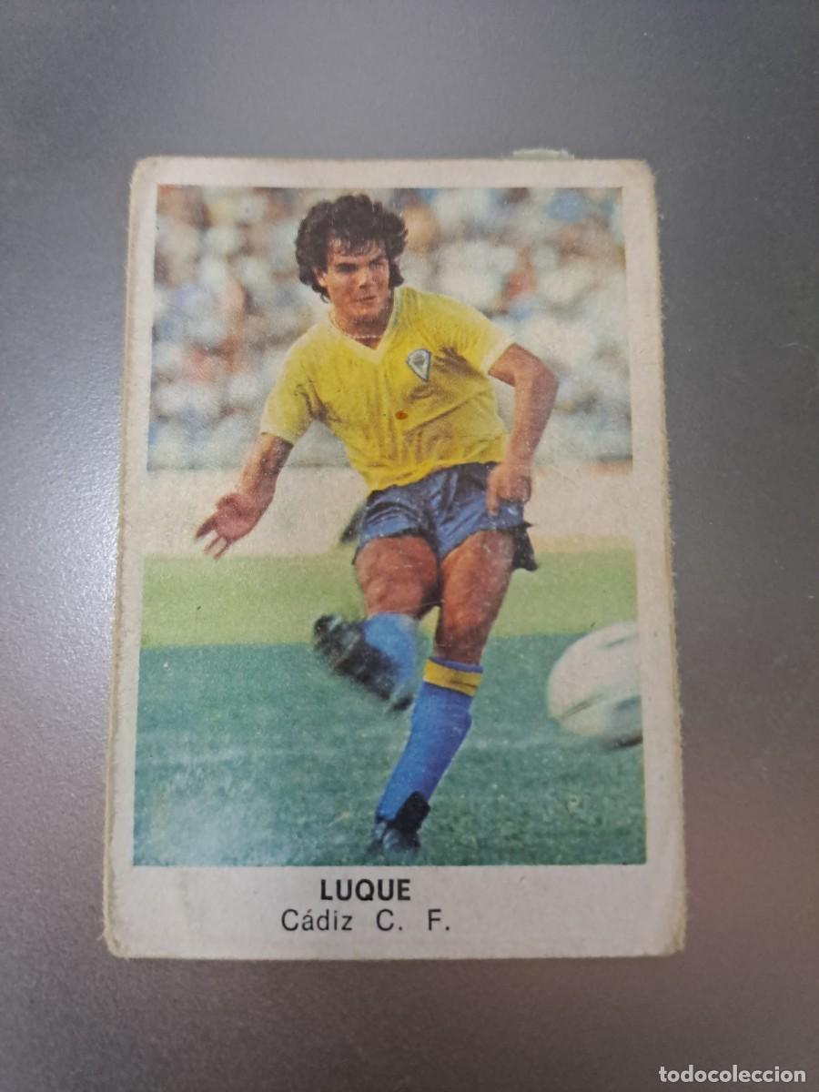 Cromos de F&uacute;tbol: CROMO LUQUE CADIZ FUTBOL 84 CROPAN LIGA 83 84 1983 1984 CROMOS CANO RECUPERADO