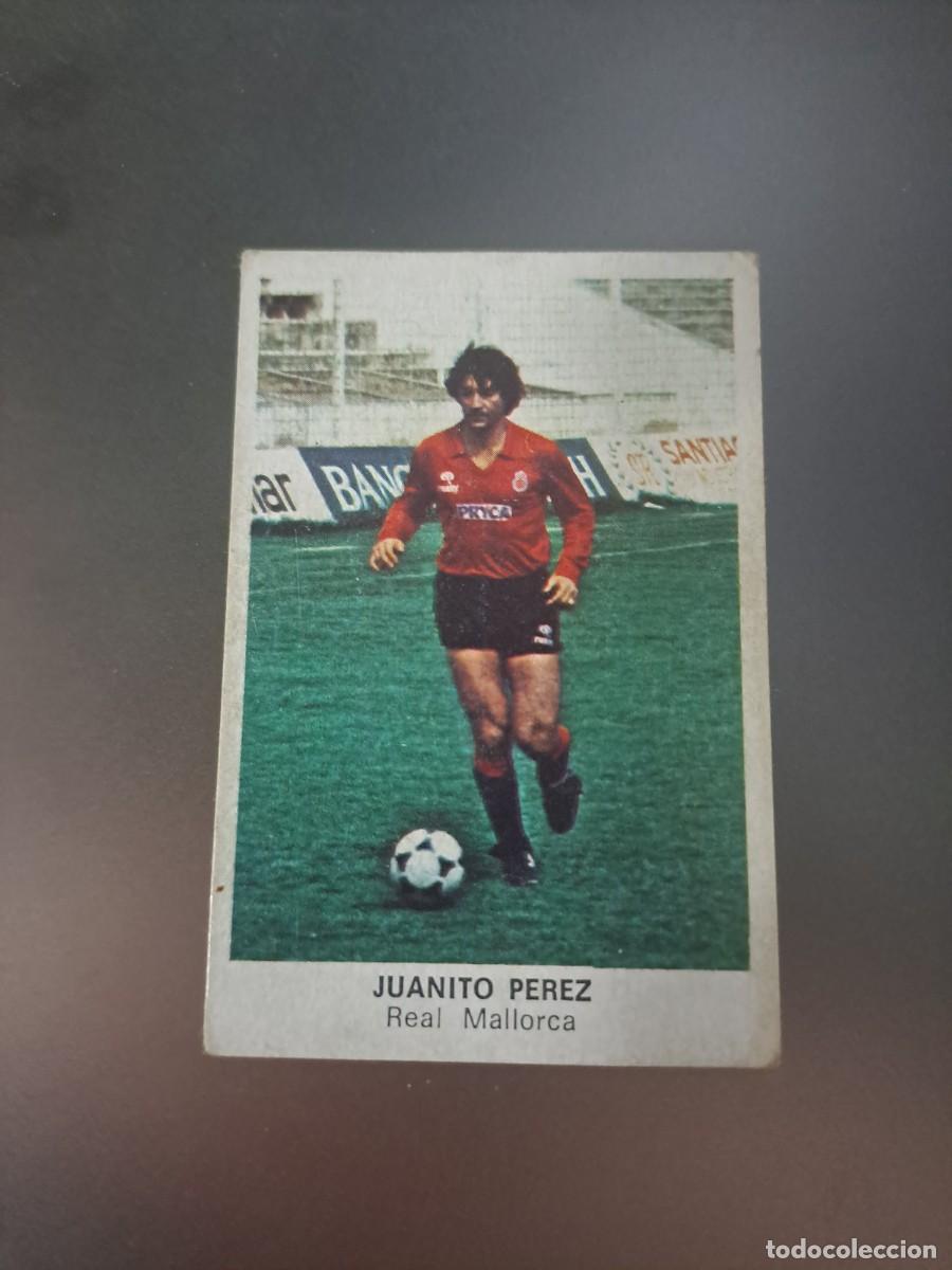 Cromos de F&uacute;tbol: CROMO JUANITO PEREZ MALLORCA AMARILLO FUTBOL 84 CROPAN LIGA 83 84 1983 1984 CROMOS CANO RECUPERADO
