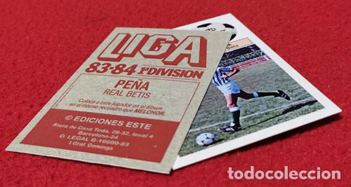 Cromos de f&uacute;tbol: Pe&ntilde;a Real Betis custom 83-84