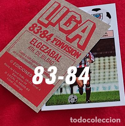 Cromos de f&uacute;tbol: Elgezabal Ath. Bilbao custom 83-84