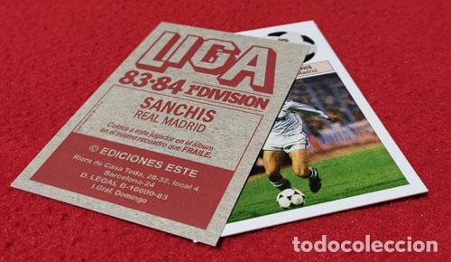 Cartes &agrave; collectionner de Football: Sanchis Real Madrid custom 83-84