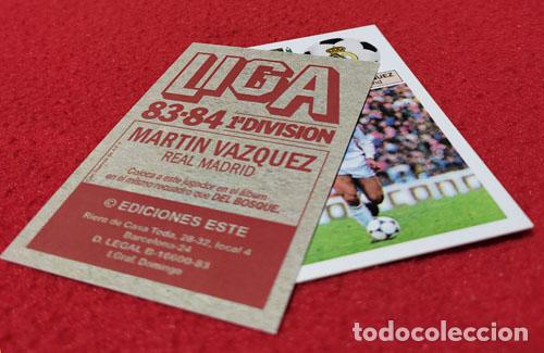 Cromos de f&uacute;tbol: Martin Vazquez Real Madrid custom 83-84
