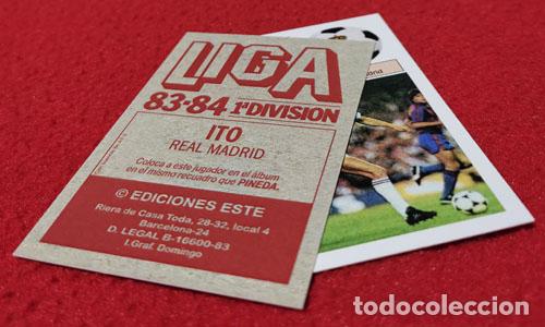 Cromos de f&uacute;tbol: Ito Real Madrid custom 83-84