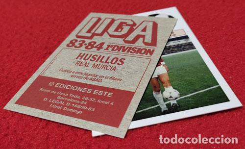 Cromos de f&uacute;tbol: Husillos Real Murcia custom 83-84