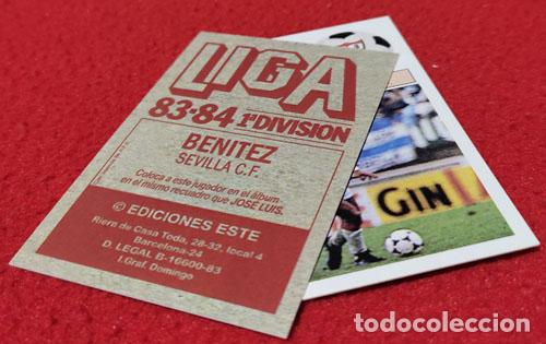 Football Stickers: Benitez Sevilla C.F. custom 83-84