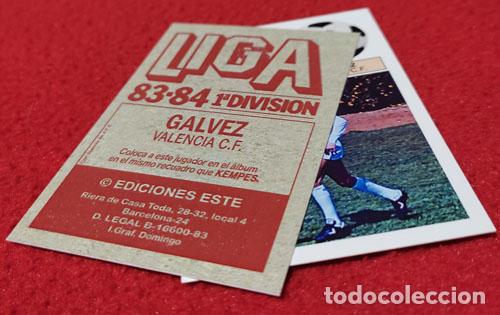 Cromos de f&uacute;tbol: Galvez Valencia C.F. custom 83-84