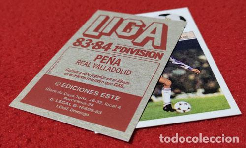Cromos de f&uacute;tbol: Pe&ntilde;a Real Valladolid custom 83-84