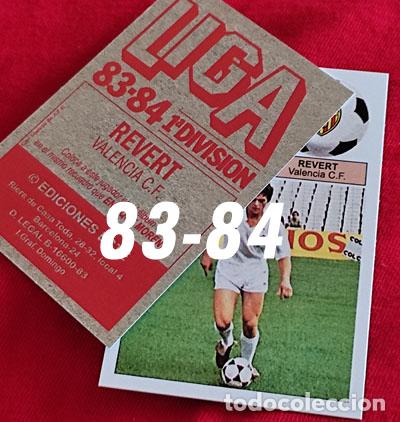Cromos de f&uacute;tbol: Revert Valencia C.F. custom 83-84 Version Corregida Bonus
