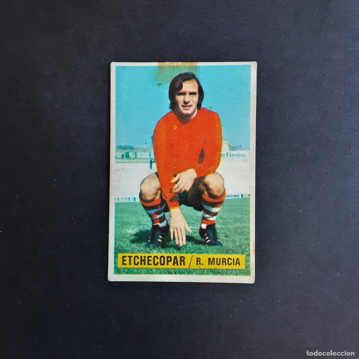 Football Stickers: LIGA 1974 1975 74 75 EDICIONES ESTE COLOCA ETCHECOPAR MURCIA DESPEGADO