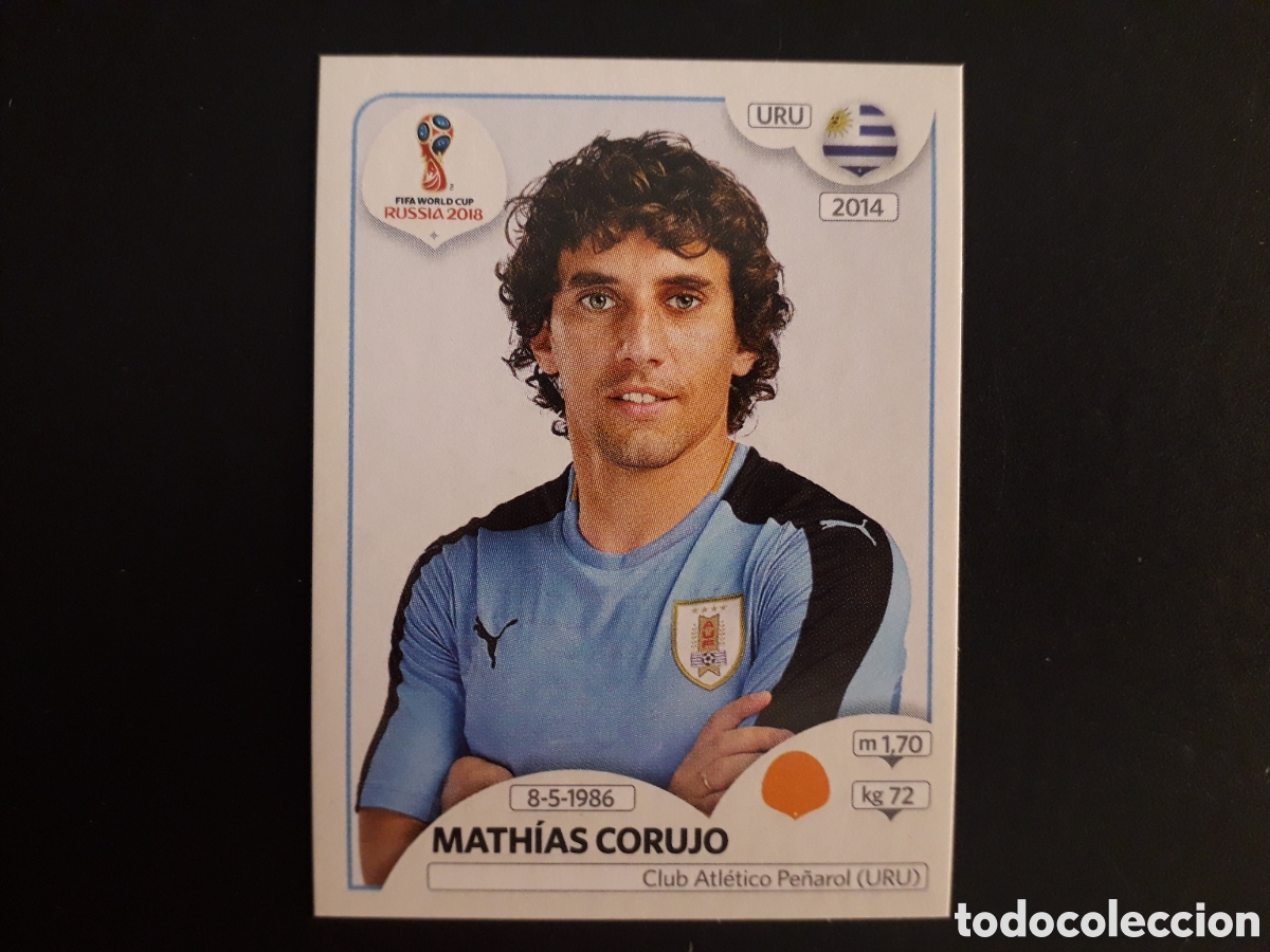 Cromos de f&uacute;tbol: MATH&Iacute;AS CORUJO URUGUAY MUNDIAL F&Uacute;TBOL RUSIA RUSSIA 2018 N&deg; 101 PANINI SIN PEGAR PEDIDO M&Iacute;NIMO 3&euro;