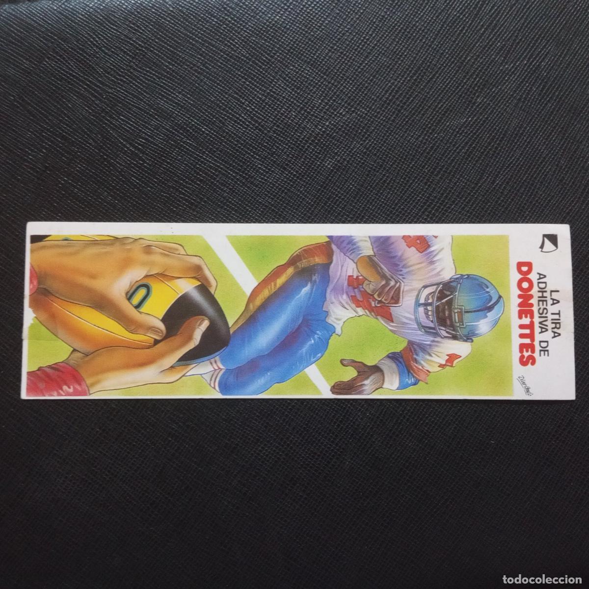Cromos de F&uacute;tbol: RUBGY FUTBOL AMARICANO LA TIRA ADHESIVA DE DONETTES CROMO - SIN PEGAR -
