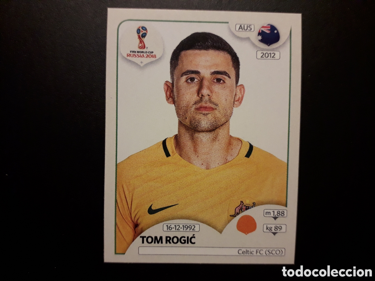 Fu&szlig;ball-Sticker: TOM ROGIĆ AUSTRALIA MUNDIAL F&Uacute;TBOL RUSIA RUSSIA 2018 N&deg; 227 PANINI SIN PEGAR PEDIDO M&Iacute;NIMO 3&euro;