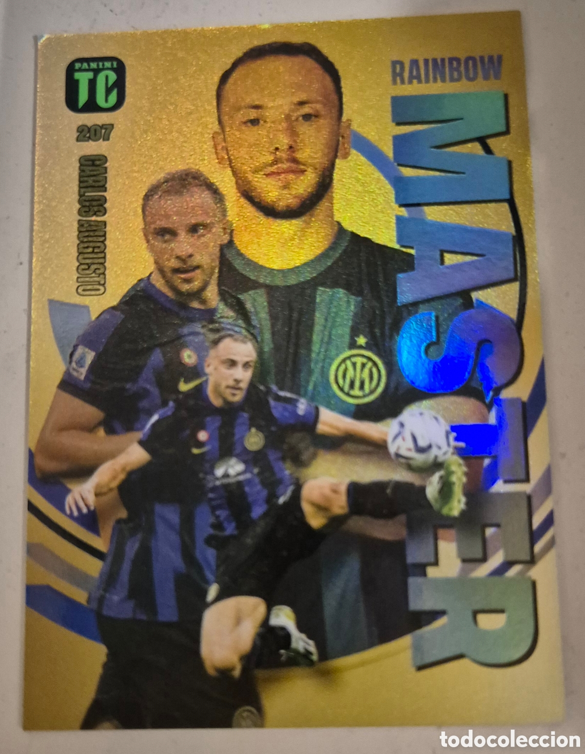 Cromos de f&uacute;tbol: 207 Carlos augusto inter rainbow master top class 24 - Foto 1
