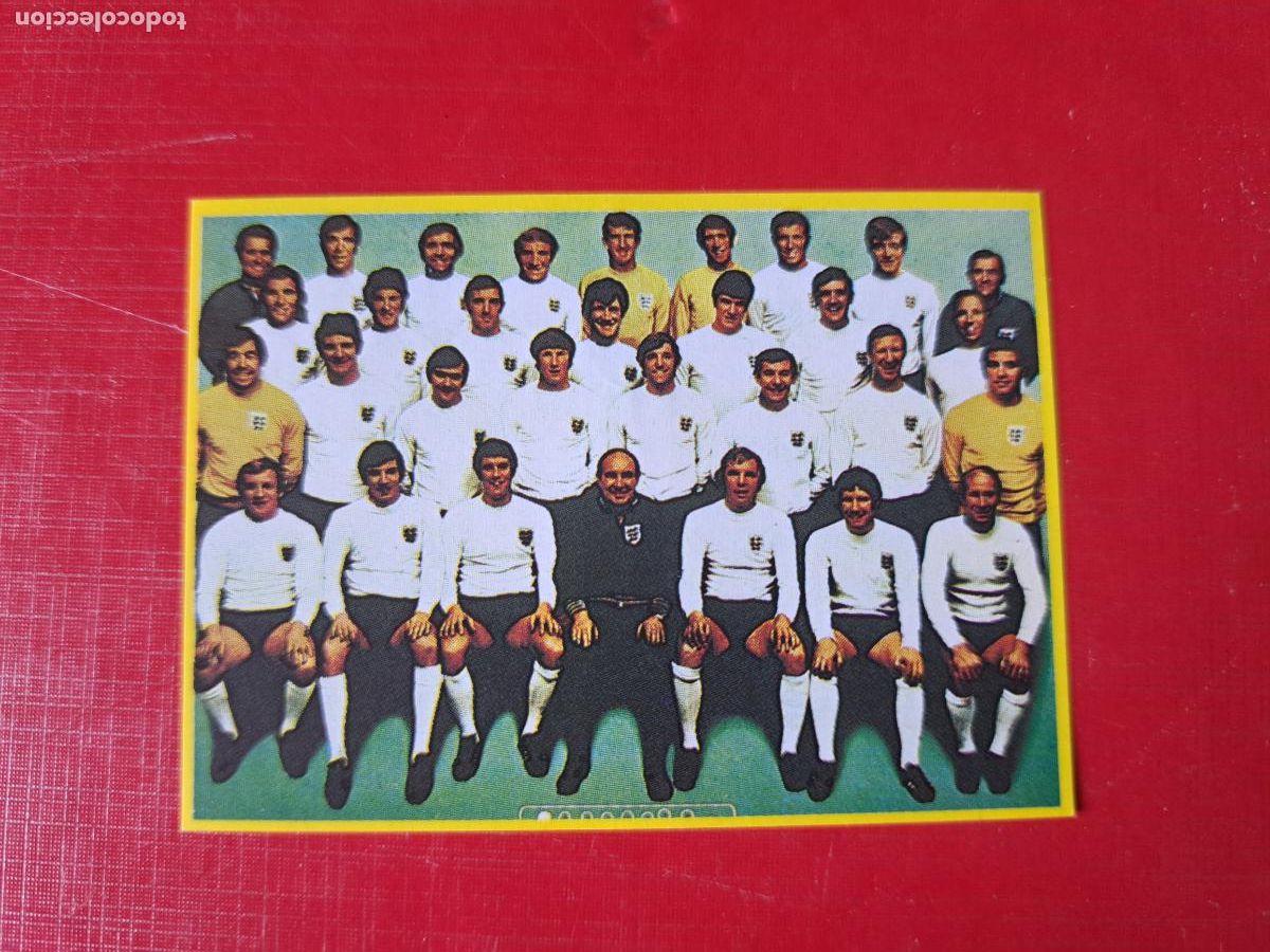 Cromos de F&uacute;tbol: FUTBOL EN ACCION DANONE MUNDIAL 82 N&ordm; 71 INGLATERRA CAMPEON MUNDO 1966 SIN PEGAR