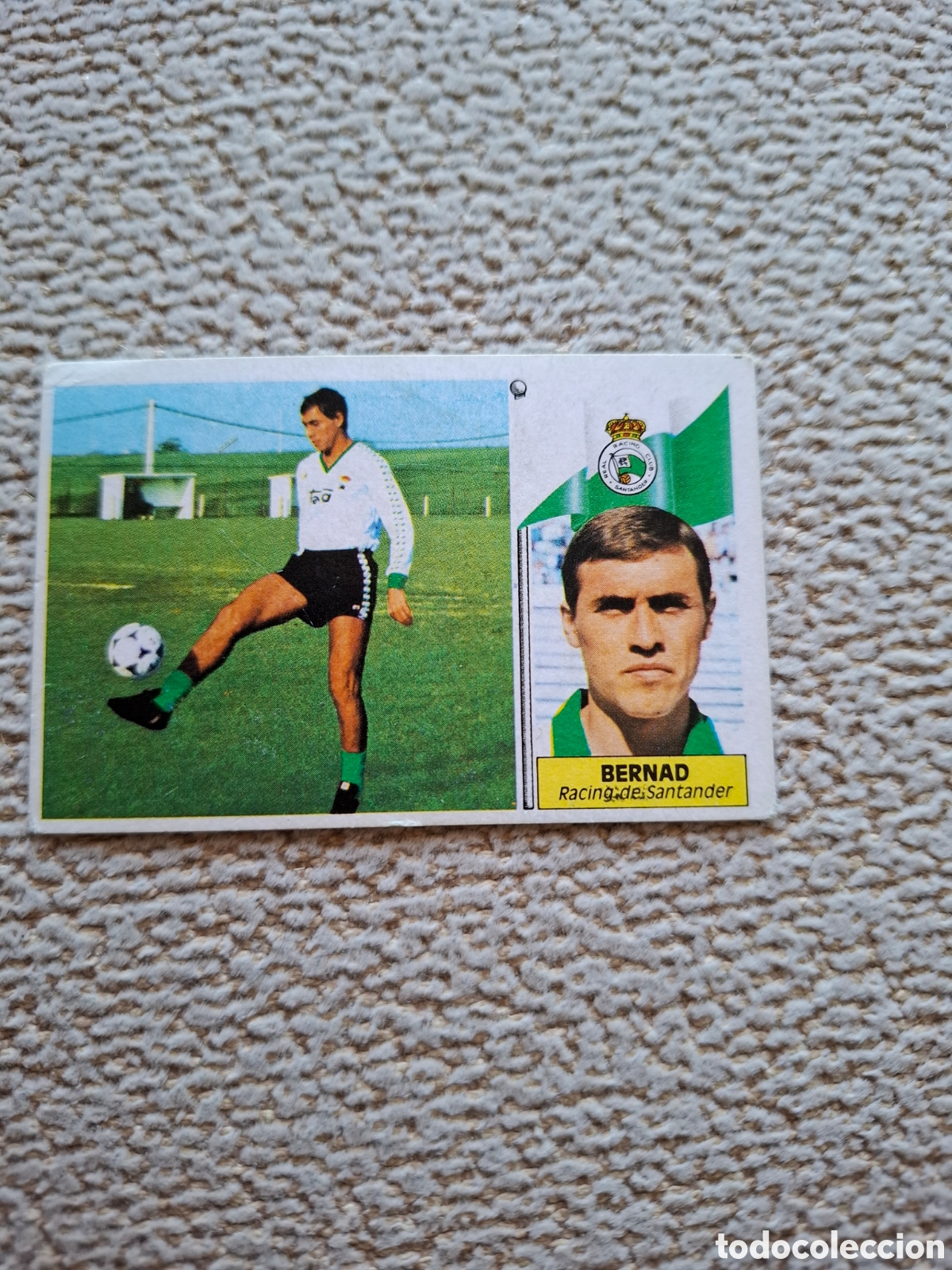 Cromos de f&uacute;tbol: EDICIONES ESTE 86 87 NUEVO BAJA BERNAD RACING SANTANDER - Foto 1