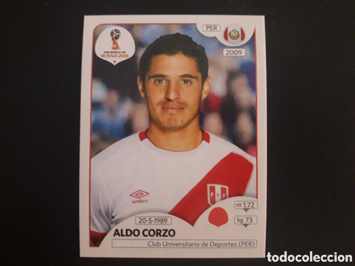 Fu&szlig;ball-Sticker: ALDO CORZO PER&Uacute; MUNDIAL F&Uacute;TBOL RUSIA RUSSIA 2018 N&deg; 236 PANINI SIN PEGAR PEDIDO M&Iacute;NIMO 3&euro;