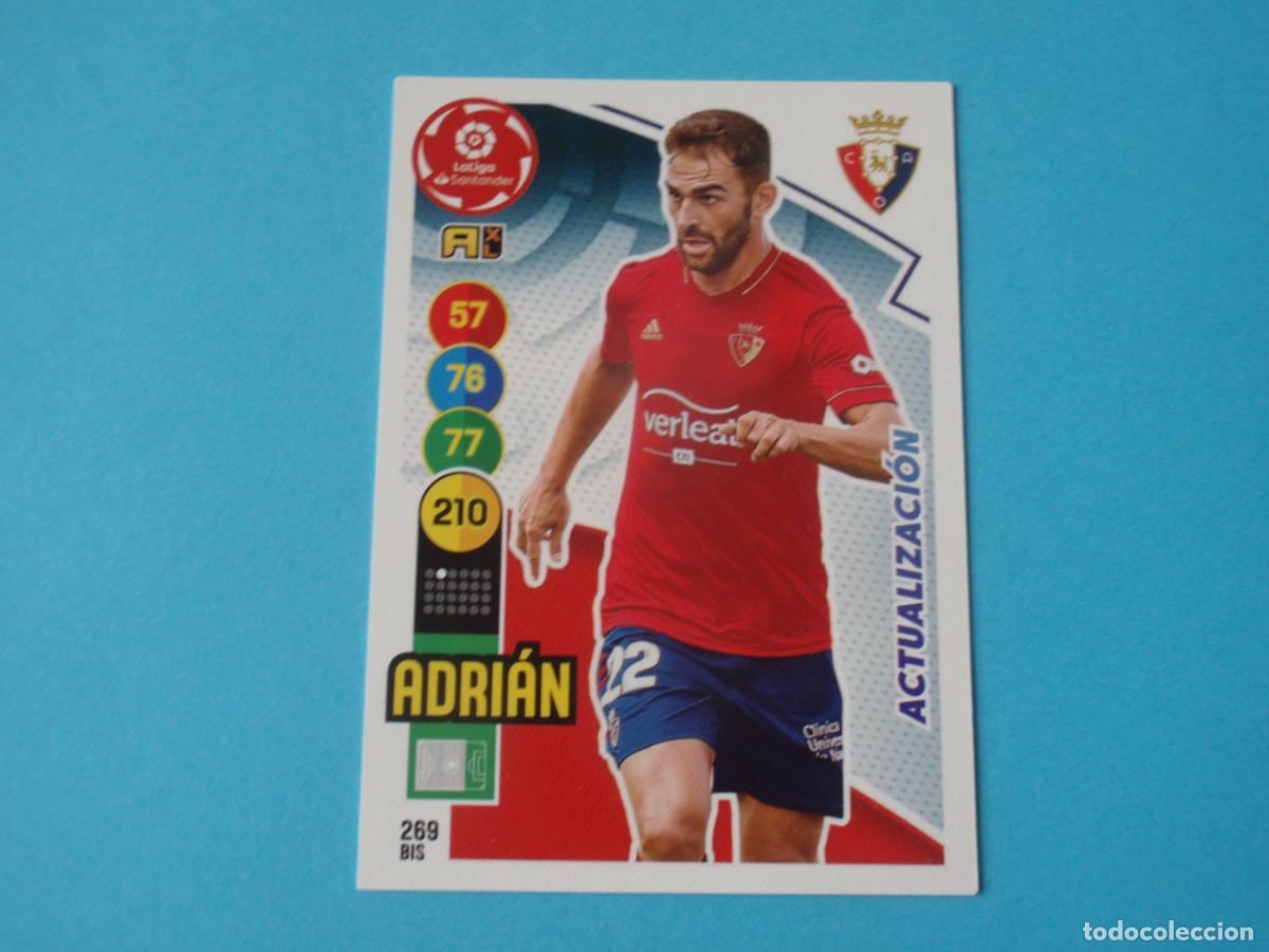 Figurine di Calcio: Cromo futbol carta n&ordm; 269 Bis ADRI&Aacute;N. Trading card Adrenalyn XL 2020 2021 de Panini