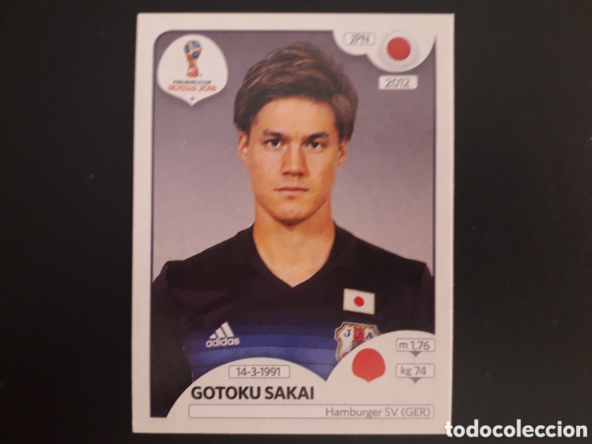 Cromos de F&uacute;tbol: GOTOKU SAKAI JAP&Oacute;N MUNDIAL F&Uacute;TBOL RUSIA RUSSIA 2018 N&deg; 660 PANINI SIN PEGAR PEDIDO M&Iacute;NIMO 3&euro;.