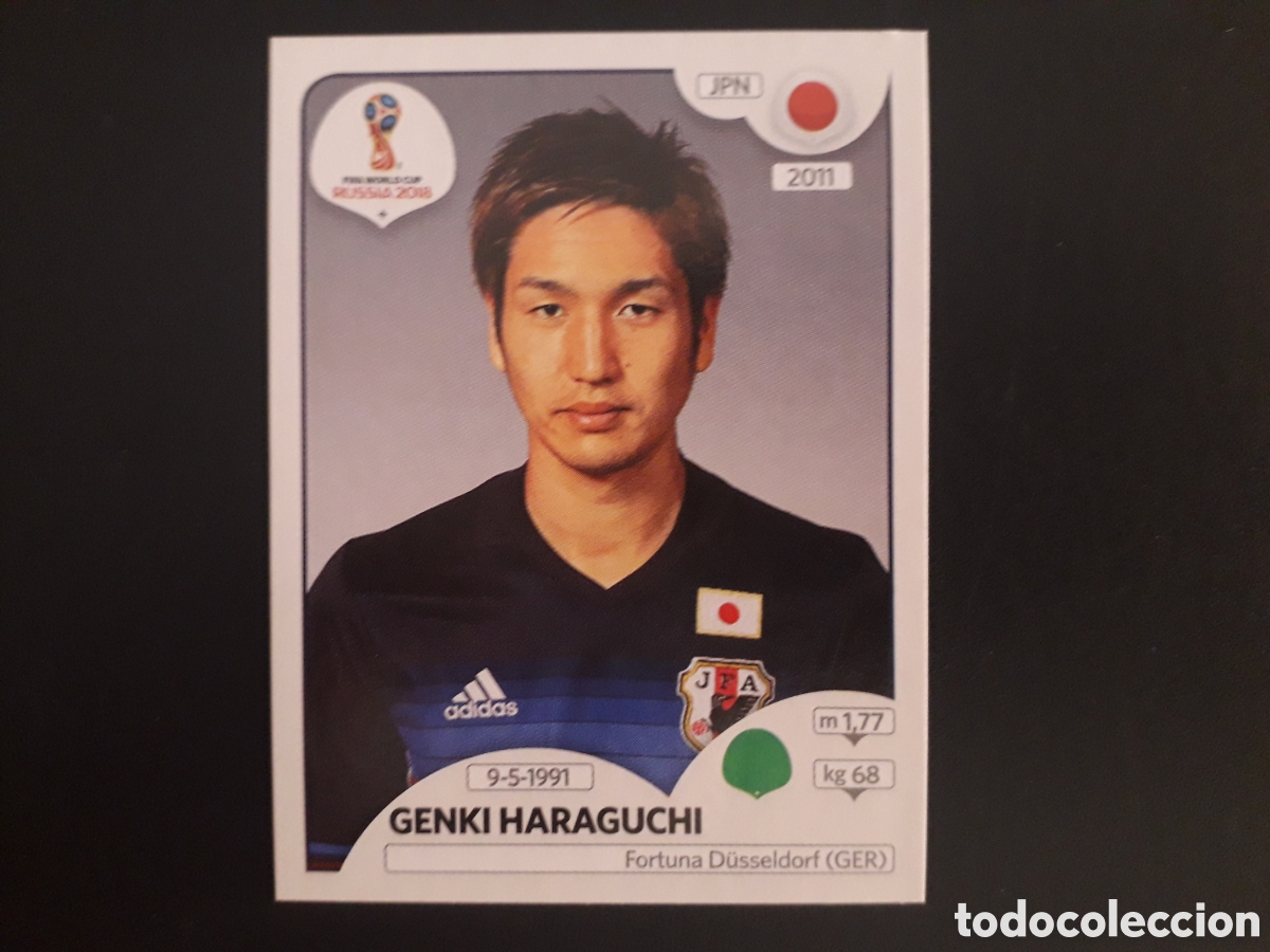 Cromos de f&uacute;tbol: HARAGUCHI JAP&Oacute;N MUNDIAL F&Uacute;TBOL RUSIA RUSSIA 2018 N&deg; 668 PANINI SIN PEGAR PEDIDO M&Iacute;NIMO 3&euro;
