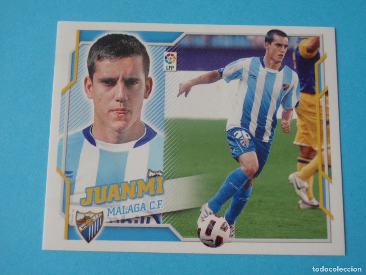 Figurine di Calcio: Cromo futbol 10 B JUANMI M&aacute;laga COLOCA. EDICIONES ESTE LIGA BBVA 2010 2011 Sticker 10 11