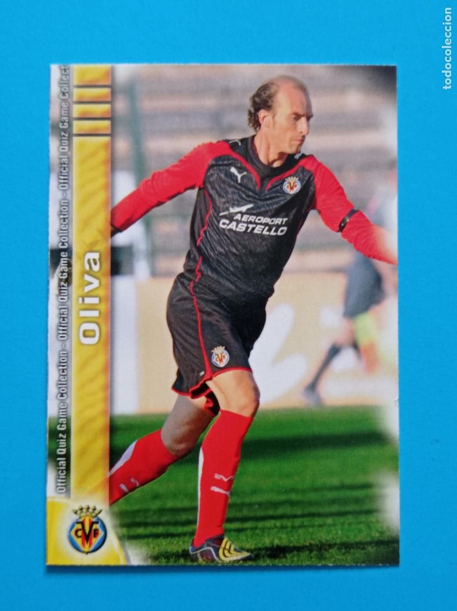 Figurine di Calcio: 113 OLIVA. VILLARREAL C.F. LAS FICHAS DE LA LIGA 2010. MUNDICROMO