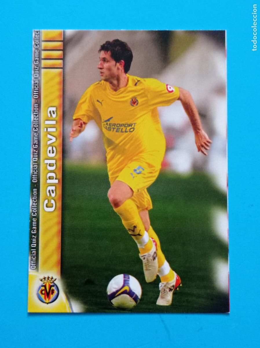 Figurine di Calcio: 115 CAPDEVILA. VILLARREAL C.F. LAS FICHAS DE LA LIGA 2010. MUNDICROMO