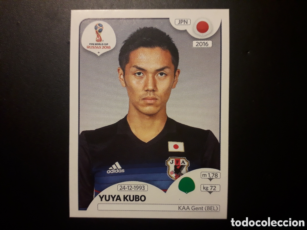 Cartes &agrave; collectionner de Football: YUYA KUBO JAP&Oacute;N MUNDIAL F&Uacute;TBOL RUSIA RUSSIA 2018 N&deg; 670 PANINI SIN PEGAR PEDIDO M&Iacute;NIMO 3&euro;.