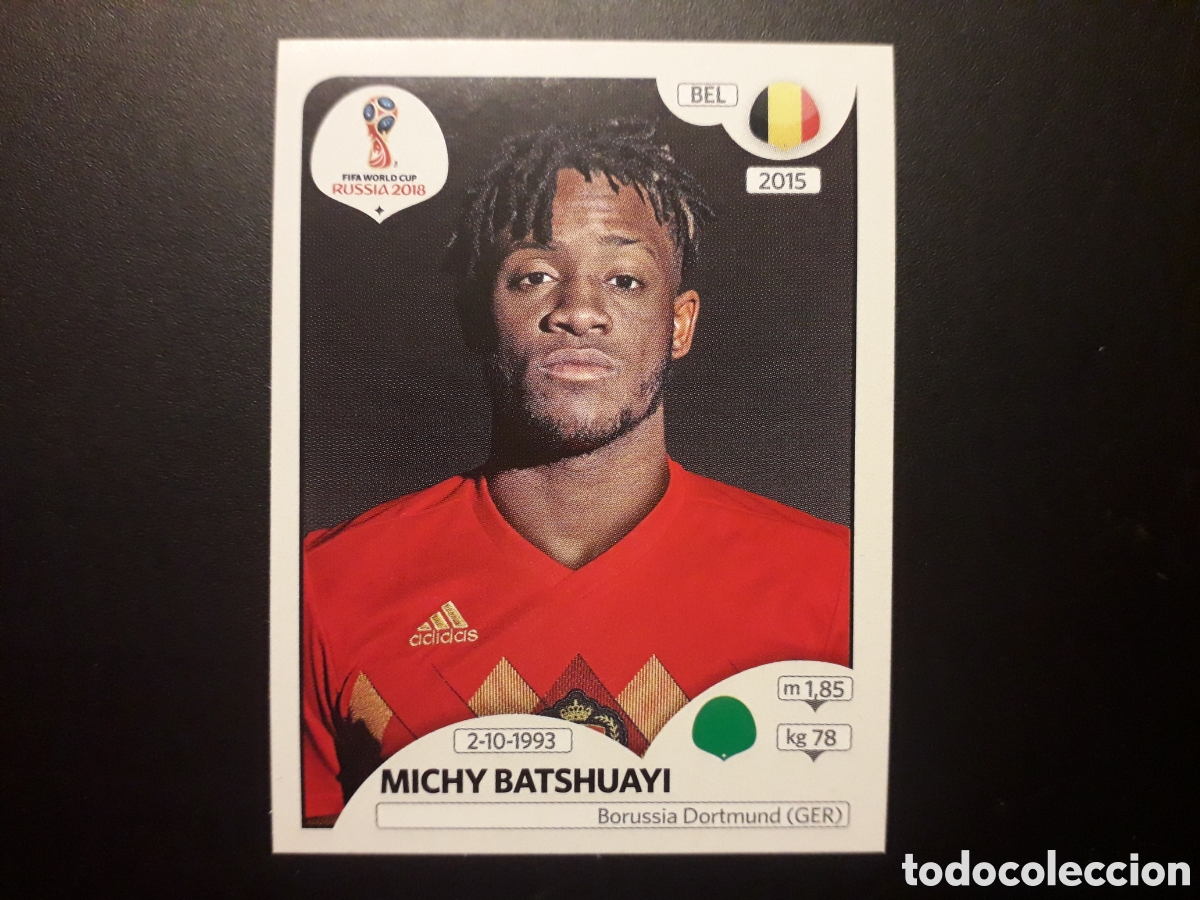Cromos de F&uacute;tbol: MICHY BATSHUAYI B&Eacute;LGICA MUNDIAL F&Uacute;TBOL RUSIA RUSSIA 2018 N&deg; 530 PANINI SIN PEGAR PEDIDO M&Iacute;NIMO 3&euro;