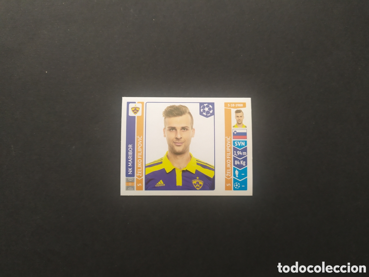 Cromos de f&uacute;tbol: UEFA Champions League 2014 2015 14 15 panini Filipovic n&deg; 549 Marimor