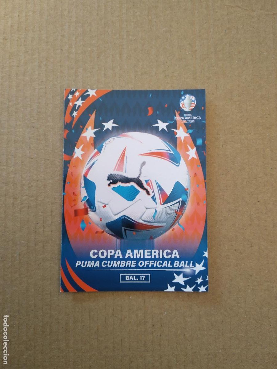 Cromos de F&uacute;tbol: BALON PELOTA PUBLICIDAD PUMA CROMO TARJETA FUTBOL COPA AMERICA 2024 FLASH EDITION