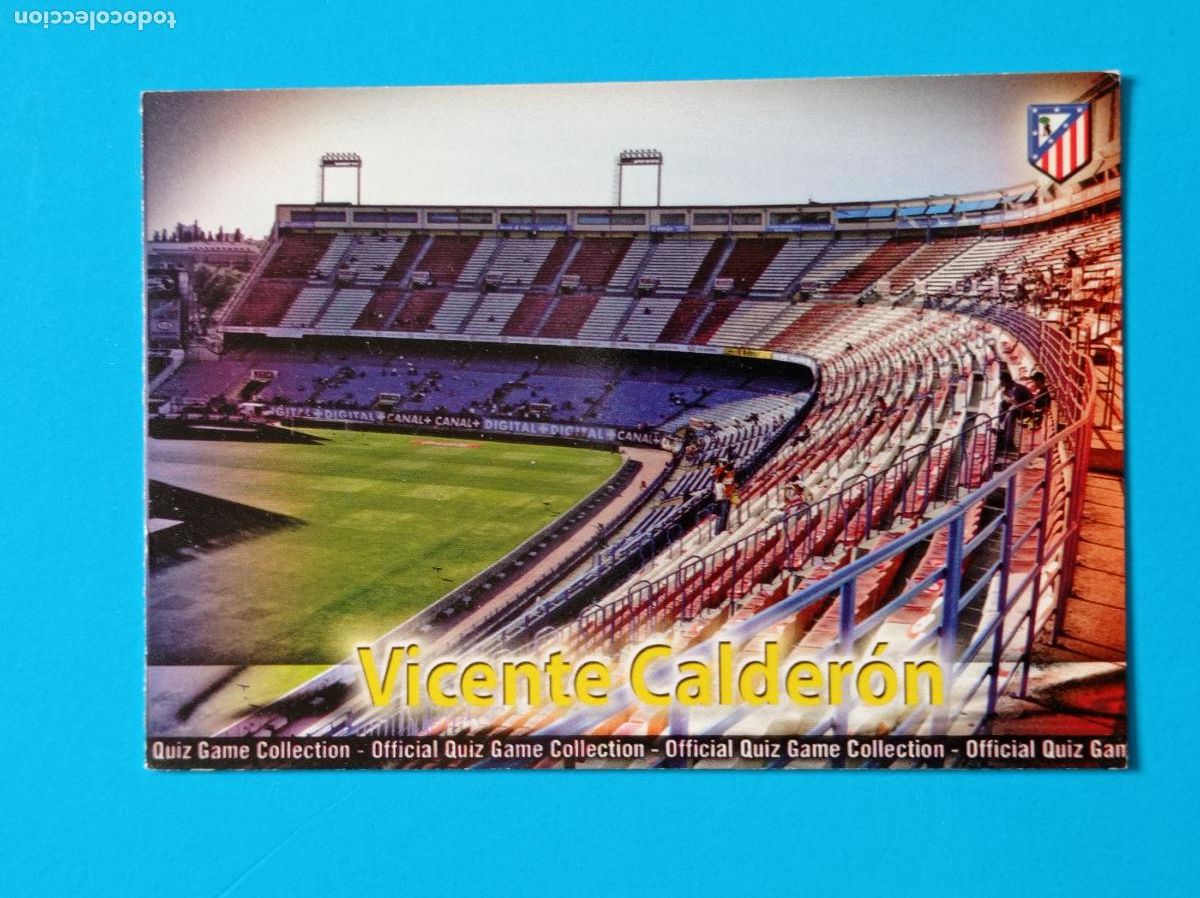 Cromos de f&uacute;tbol: 83 VICENTE CALDER&Oacute;N. ATL&Eacute;TICO DE MADRID. LAS FICHAS DE LA LIGA 2010. MUNDICROMO