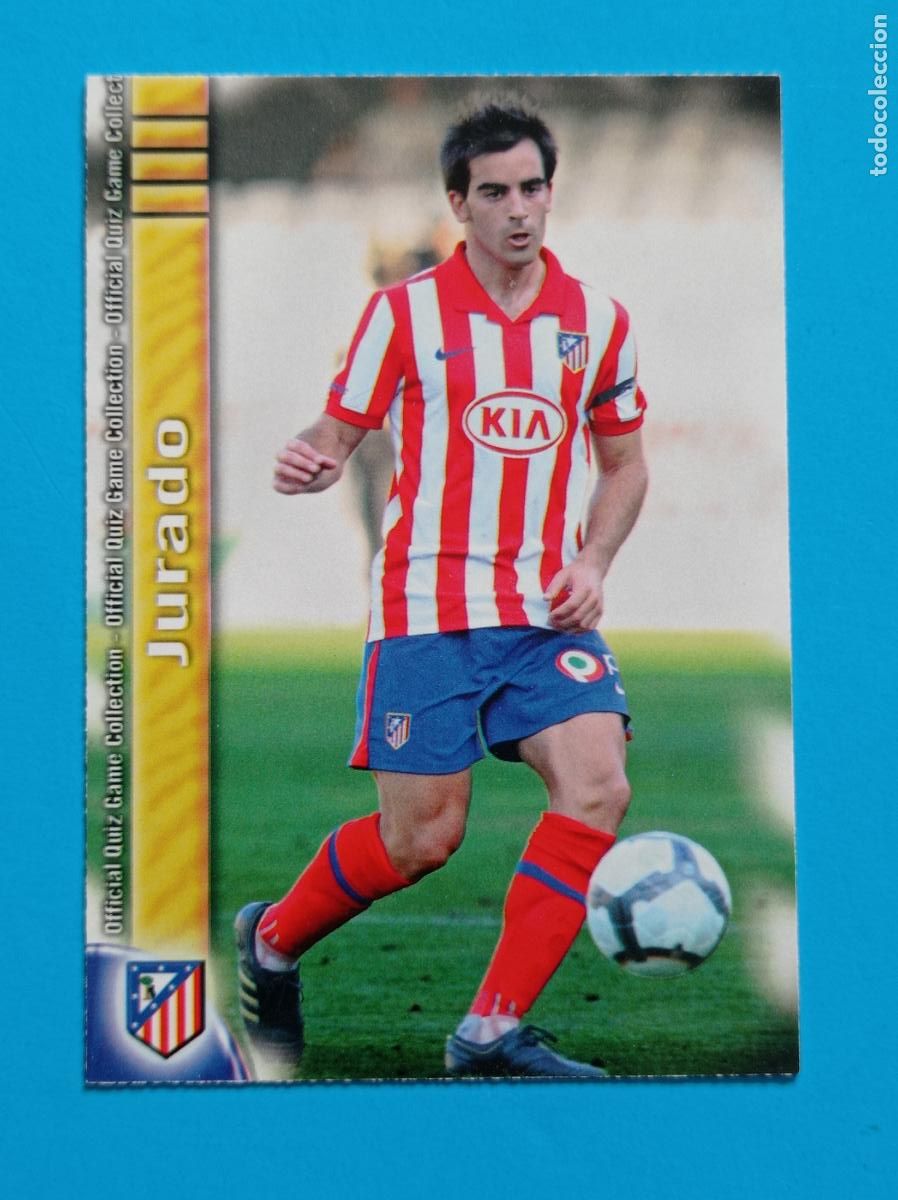 Fu&szlig;ball-Sticker: 92 JURADO. ATL&Eacute;TICO DE MADRID. LAS FICHAS DE LA LIGA 2010. MUNDICROMO