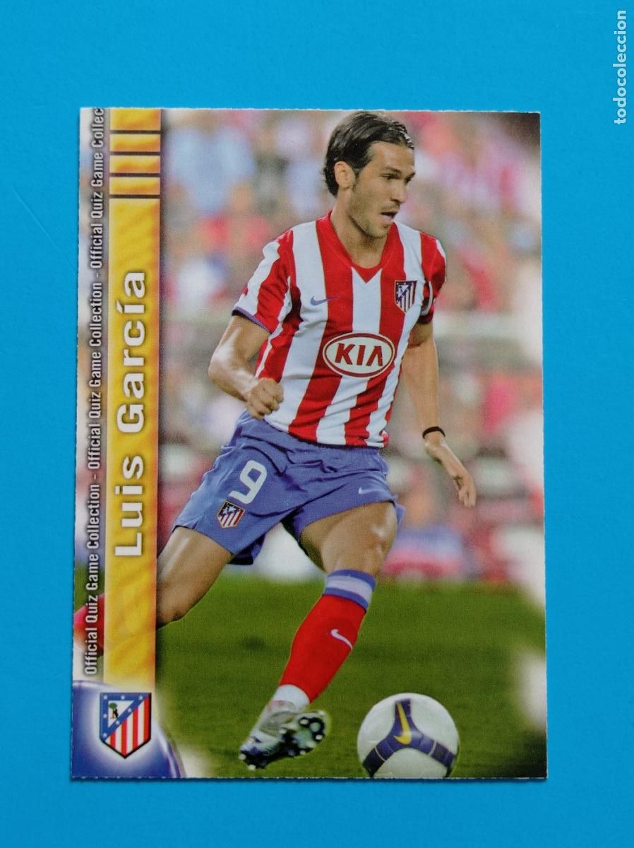 Cromos de Futebol: 98 LUIS GARC&Iacute;A. ATL&Eacute;TICO DE MADRID. LAS FICHAS DE LA LIGA 2010. MUNDICROMO