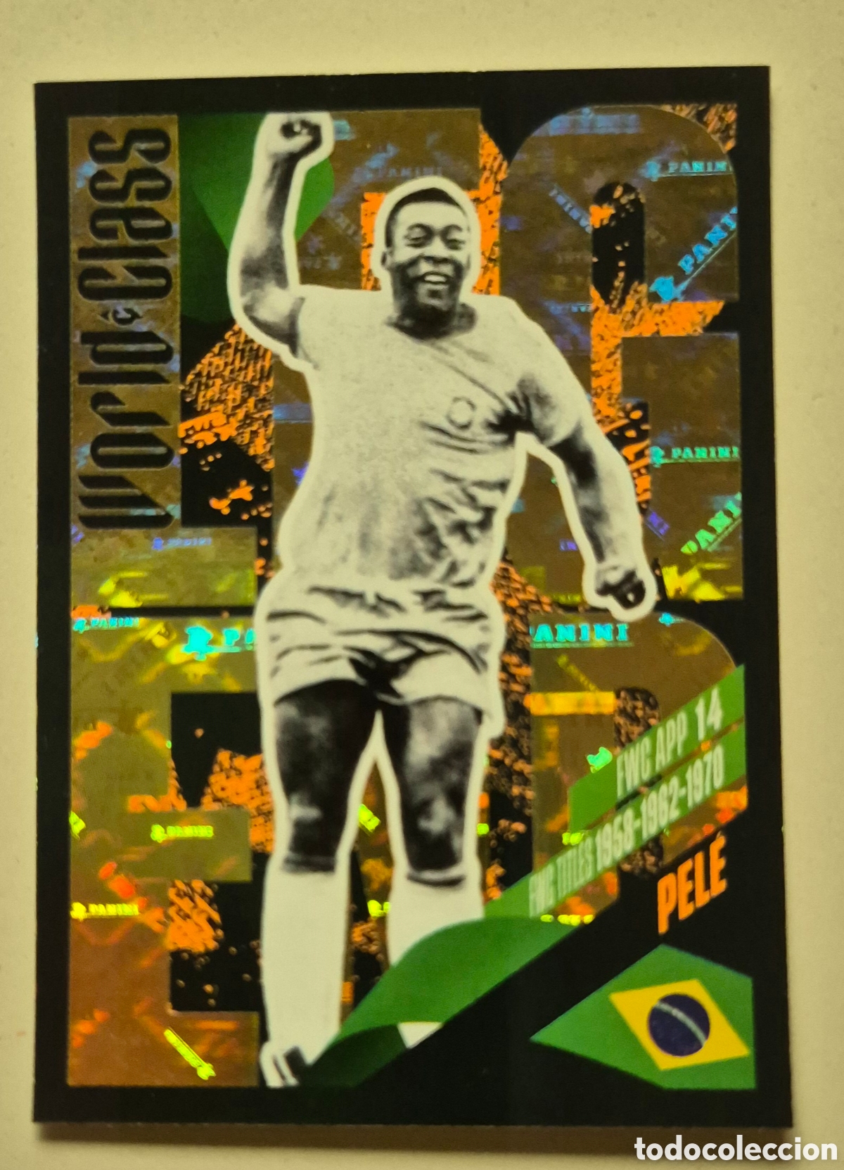 Cromos de f&uacute;tbol: 366 pele legend World class - Foto 1