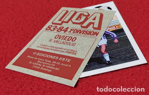 Cromos de f&uacute;tbol: Oviedo Real Valladolid custom 83-84