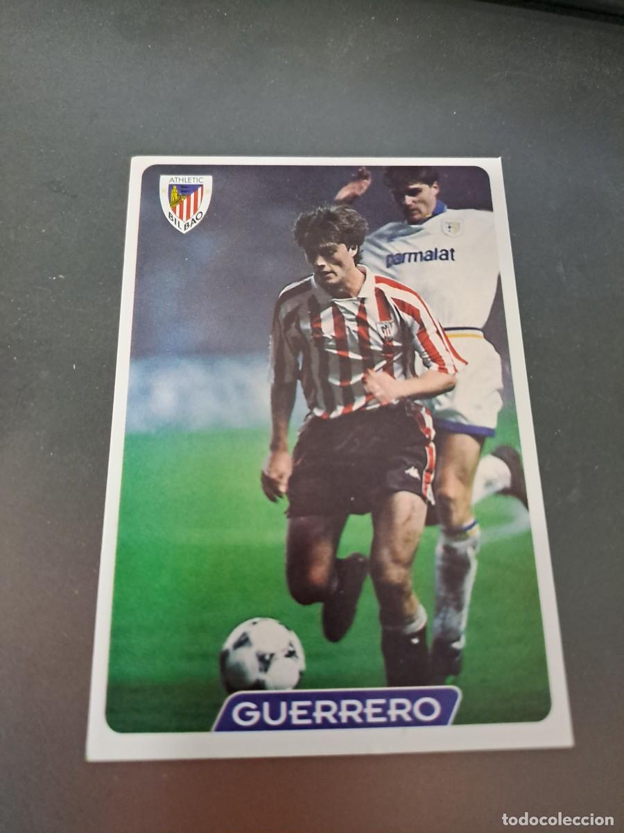 Fu&szlig;ball-Sticker: LAS FICHAS DE LA LIGA 95 96 GUERRERO 140 ATHLETIC CLUB DE BILBAO FUTBOL 1995 1996 MUNDICROMO
