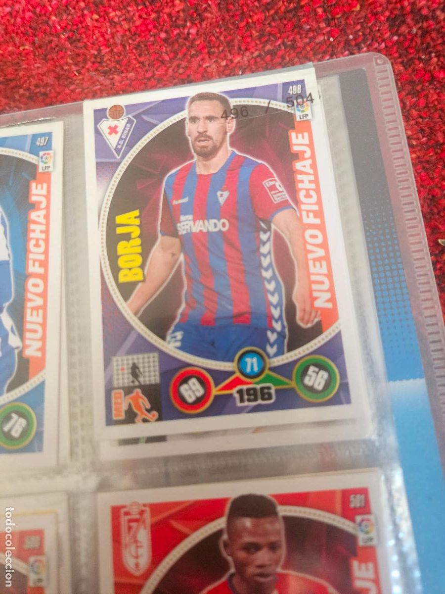 Figurine di Calcio: 498 borja eiba r fichaje adrenalyn 2014 2015 14 15 trading card