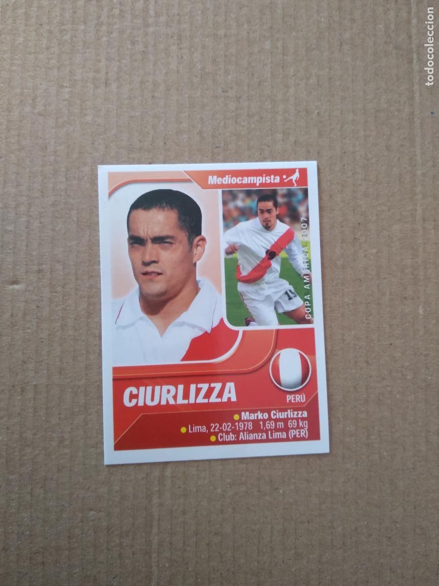 Football Stickers: 71 CIURLIZZA PERU CROMO FUTBOL COPA AMERICA 2007 NAVARRETE