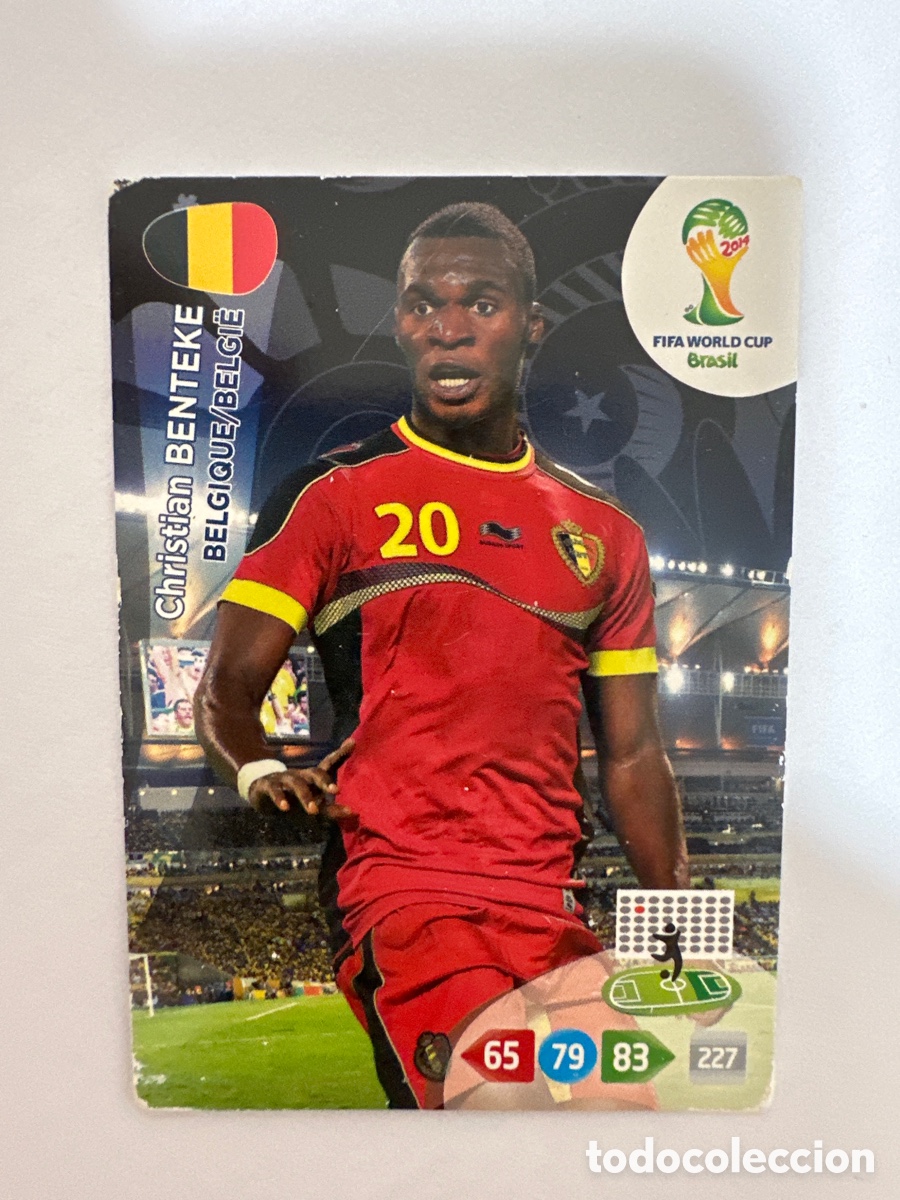Fu&szlig;ball-Sticker: BENTEKE B&Eacute;LGICA ADRENALYN MUNDIAL BRASIL 2014 FIFA WORLD CUP