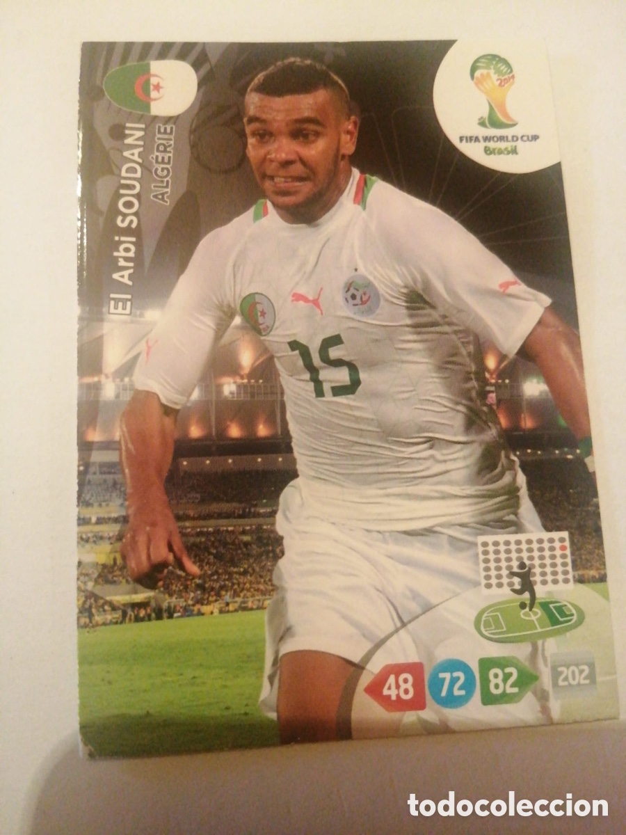 Figurine di Calcio: SOUDANI ARGELIA ADRENALYN MUNDIAL BRASIL 2014 FIFA WORLD CUP
