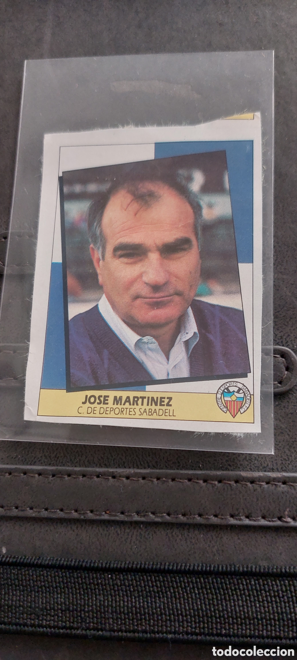 Cromos de f&uacute;tbol: Jose martinez sabadell error de corte 87/88 - Foto 1