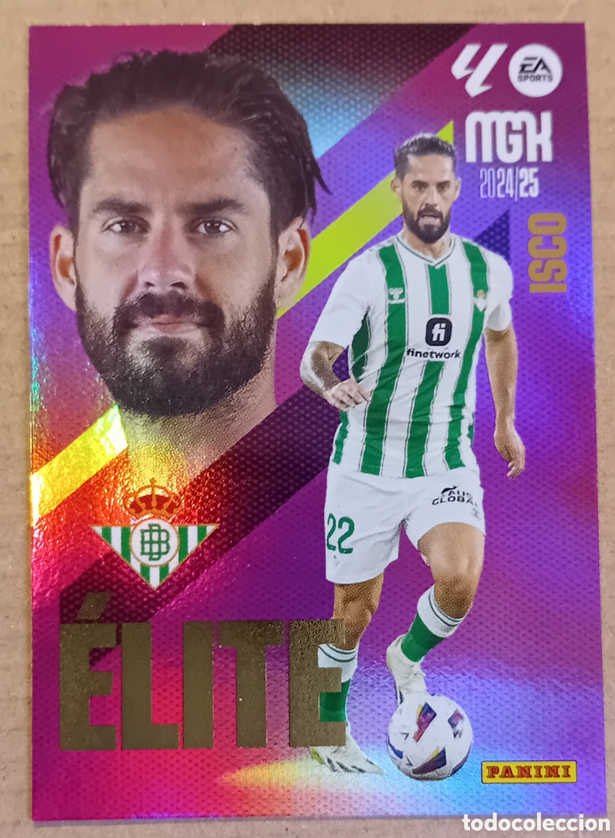 Cromos de f&uacute;tbol: ISCO &Eacute;LITE MEGACRACKS 2024-25 - Foto 1
