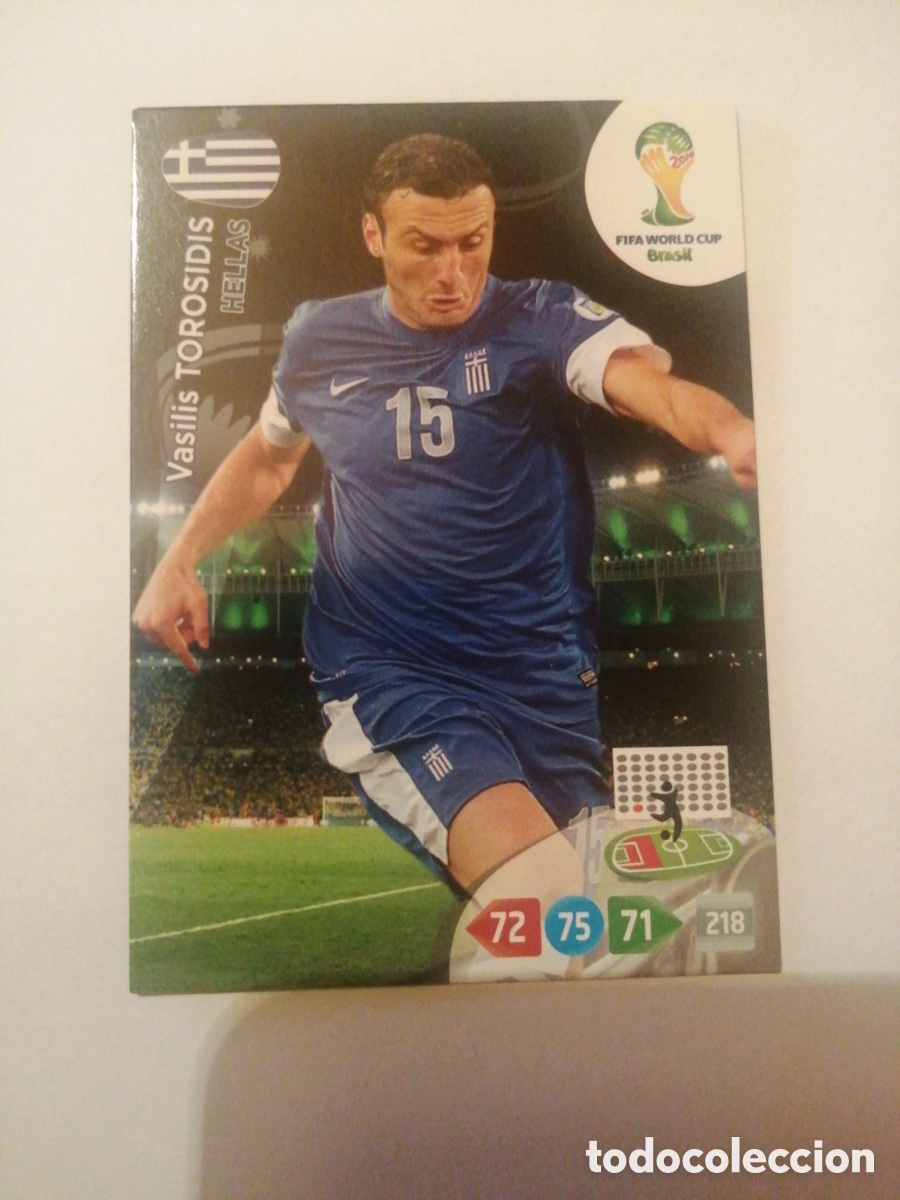 Figurine di Calcio: TOROSIDIS GRECIA ADRENALYN MUNDIAL BRASIL 2014 FIFA WORLD CUP