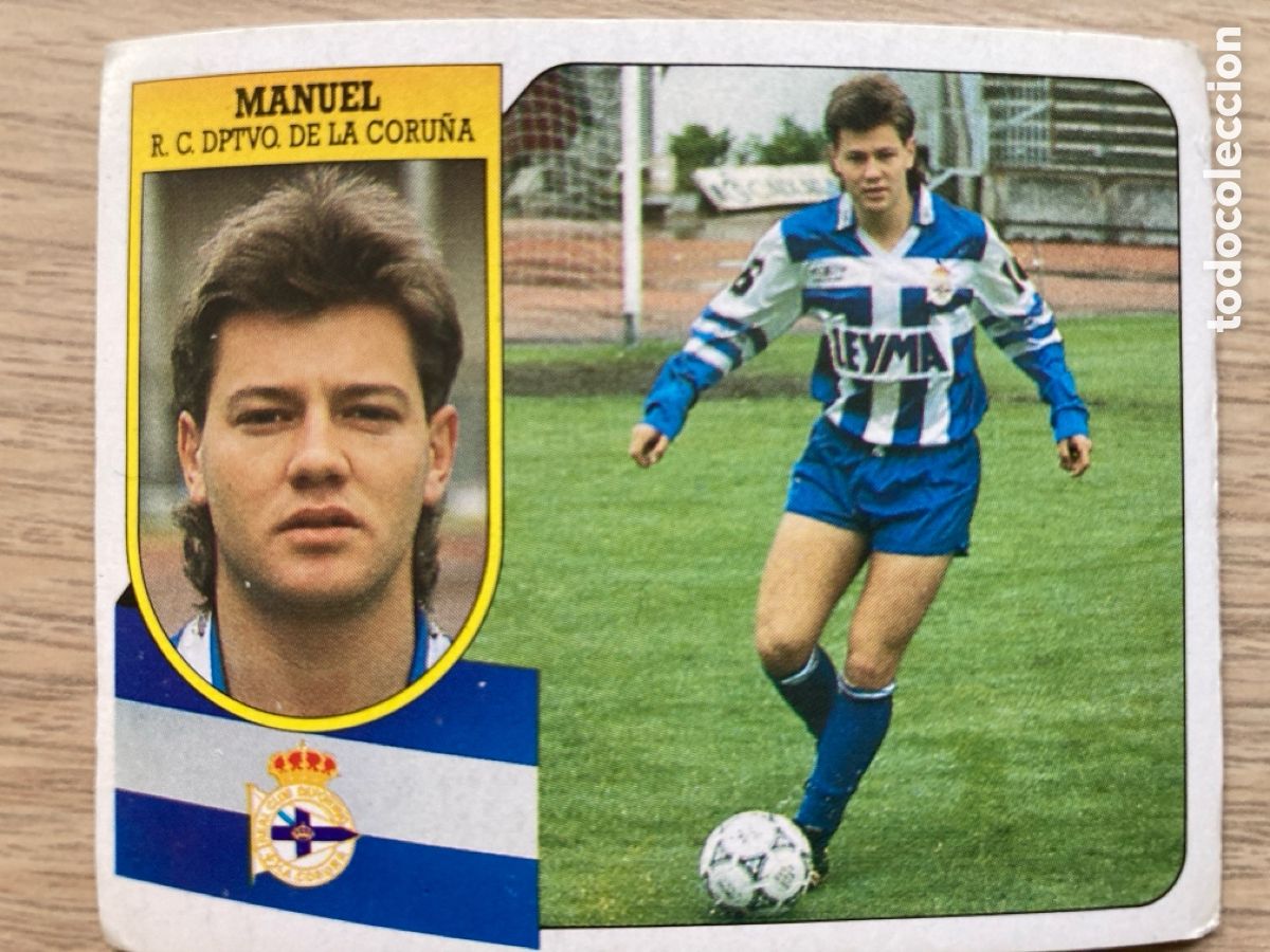 Cromos de F&uacute;tbol: MANUEL DEPORTIVO BAJA LIGA ESTE 1991 1992 91 92 NUNCA PEGADO SIN PEGAR