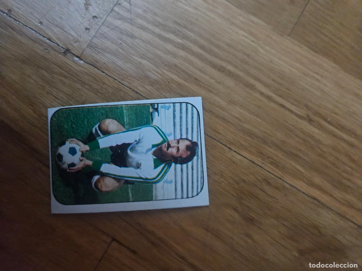 Football Stickers: Juan Carlos raci&oacute;n de Santander este 1976 1977 76 77 despegado