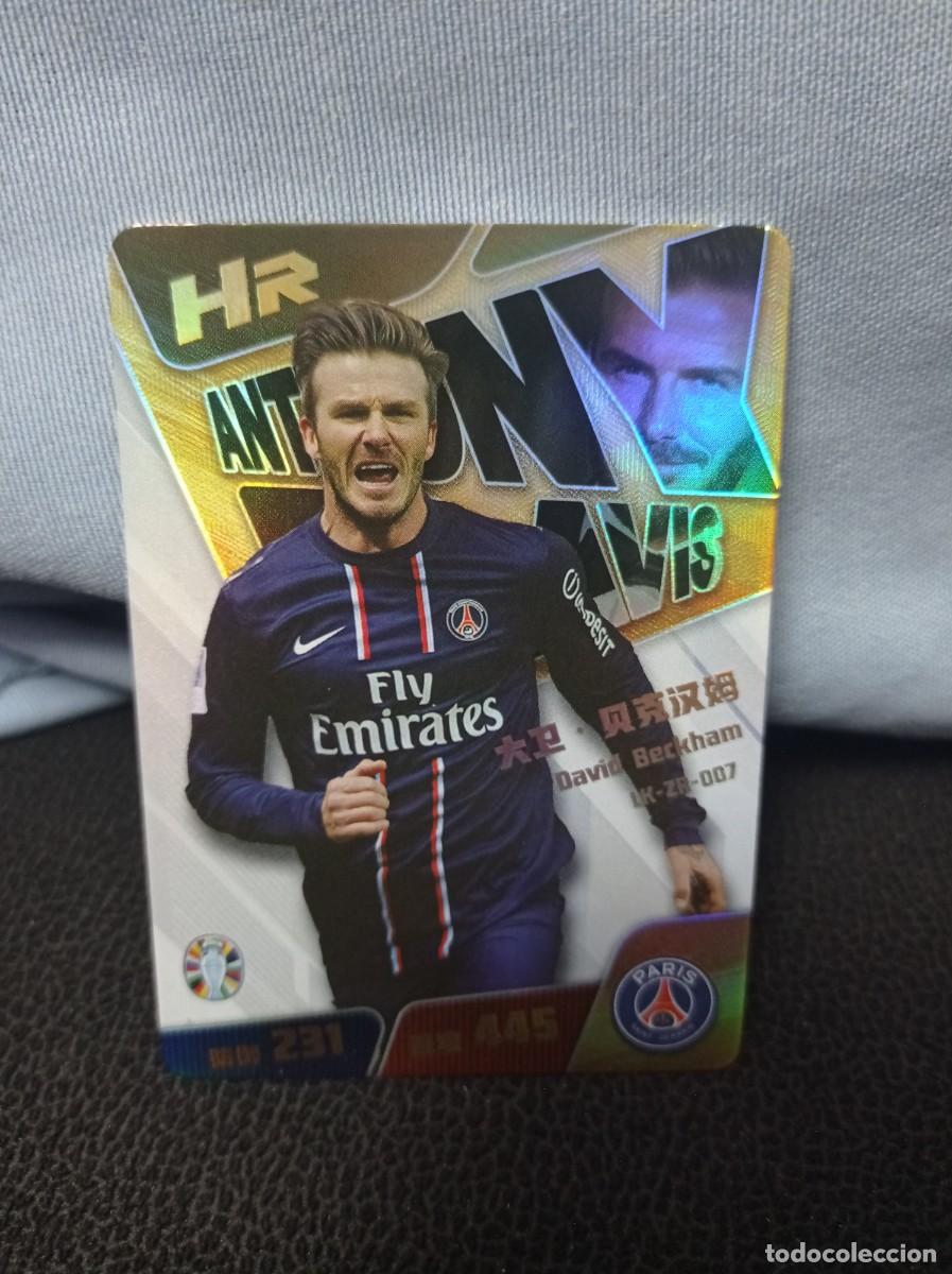 Cromos de f&uacute;tbol: DAVID BECKHAM PSG ANTHONY DAVIS - Foto 1